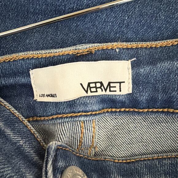 NWT Flying Monkey Vervet "Amber" Mid Rise Cropped Skinny Jeans #0887 Size 22 - Picture 4 of 4